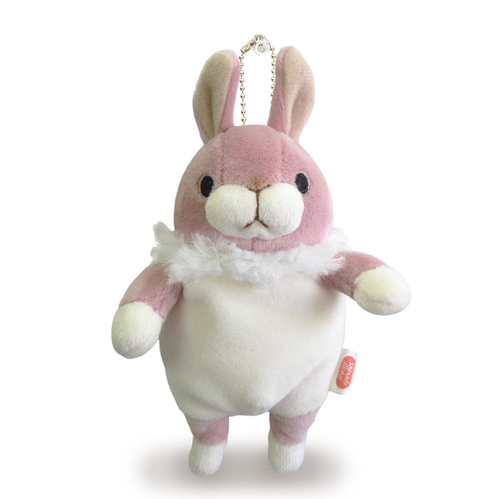 Shinada Global Mochi Rabbit Standing Ears Pink Mini 7x5x14cm