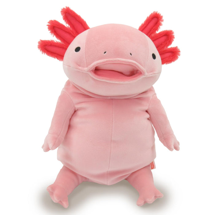 Shinada Global Mochiupa Pink Axolotl MOUP-0350P 22x22x30cm Stuffed Toy