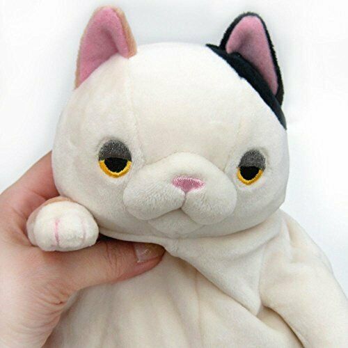 Shinada Global Plush Doll Mochi Neko Cat Mike L Japan