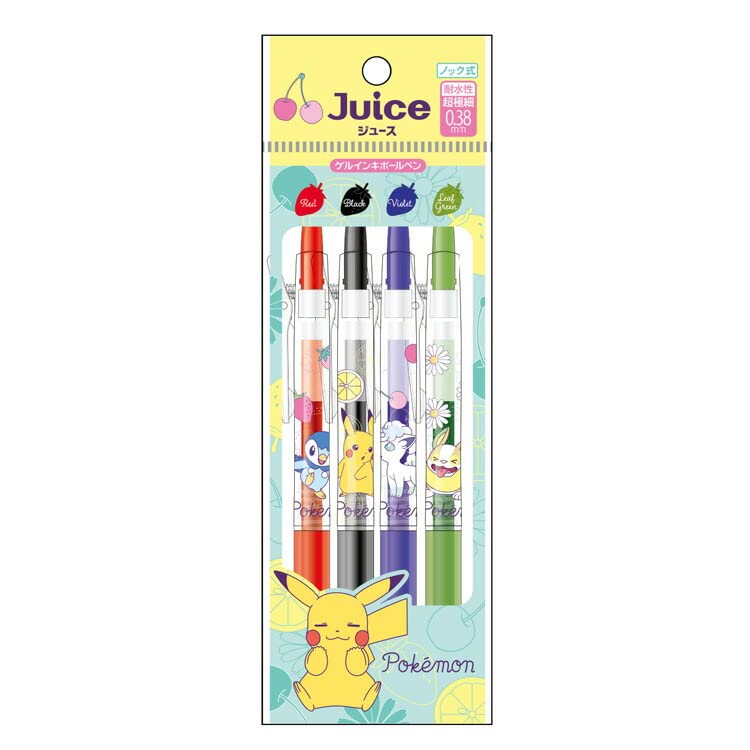 Ballpoint Pen Juice 4-Color Set New Retro Fruit Pokémon- Japan Figure Store - #1 Bring To You The Best Japanese Goods