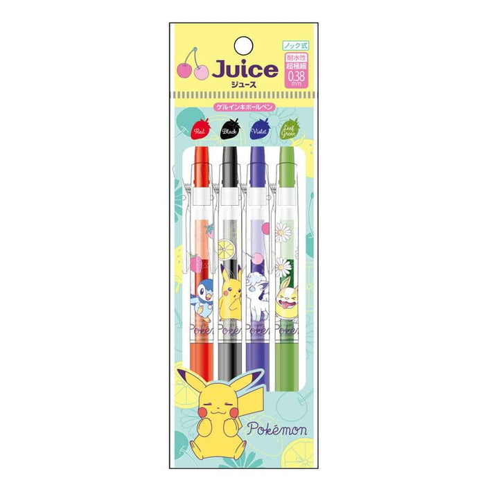 Ballpoint Pen Juice 4-Color Set New Retro Fruit Pokémon