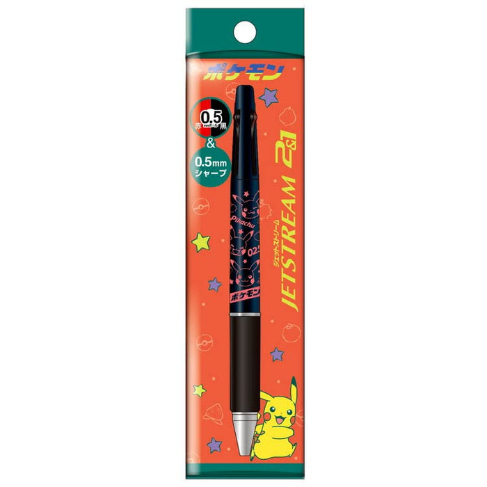 Showa Note Japan Pokemon Jetstream 2 In 1 Mechanical Pencil Ballpoint Pen Multifunctional Pen - 422310
