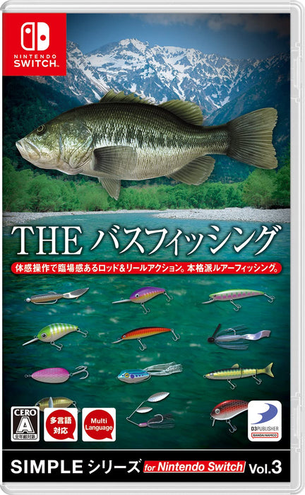 Simple Series For Nintendo Switch Vol.3 The Bass Fishing -Switch