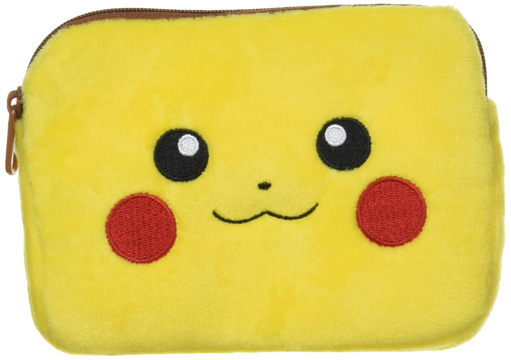 SK JAPAN - Pokemon Mini Tissue Pouch Face Pikachu