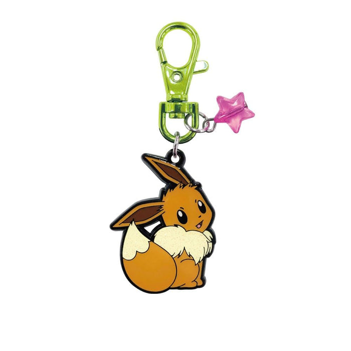 Sk Japan Eevee Glitter Metal Key Chain - Personnage Fantaisie Division