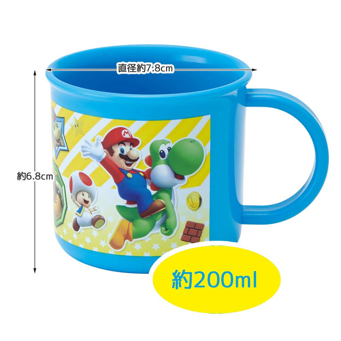 SKATER Super Mario Antibacterial Plastic Cup