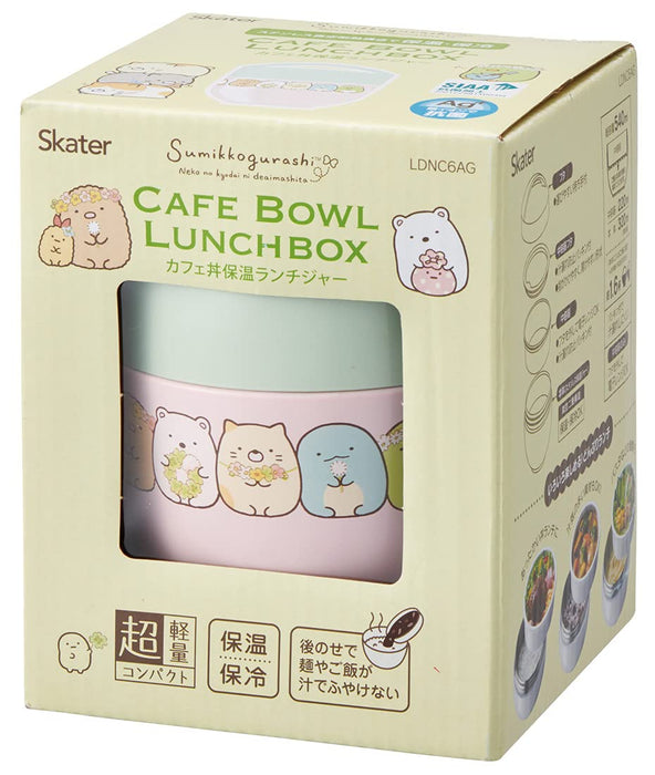 Skater Bento Box Bowl 540Ml Sumikko Gurashi Cat Brothers Japan Lunch Jar Ldnc6Ag-A