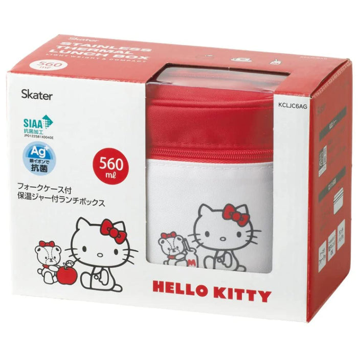 Skater Hello Kitty & Tiny Chum Sanrio 560Ml Insulated Lunch Box Japan