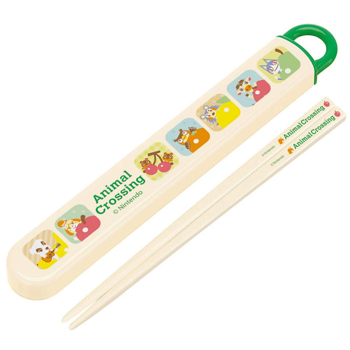 SKATER Animal Crossing Antibacterial Chopstick Box Set