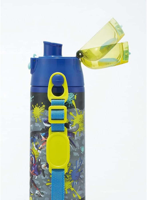 Skater Kids Water Bottle 580ml Splatoon 3 Lightweight Boy Sports Bottle Sdc6N-A