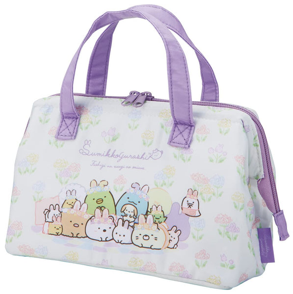 Skater Sumikko Gurashi Flowery Insulated Lunch Tote