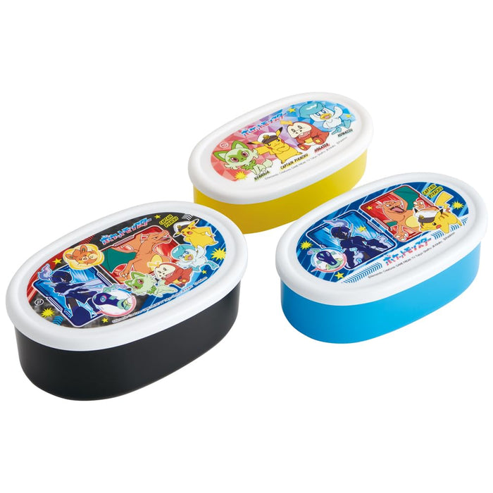 Skater 3-Pc Lunch Box Set (400ml 280ml 180ml) Pokemon 24 Made in Japan