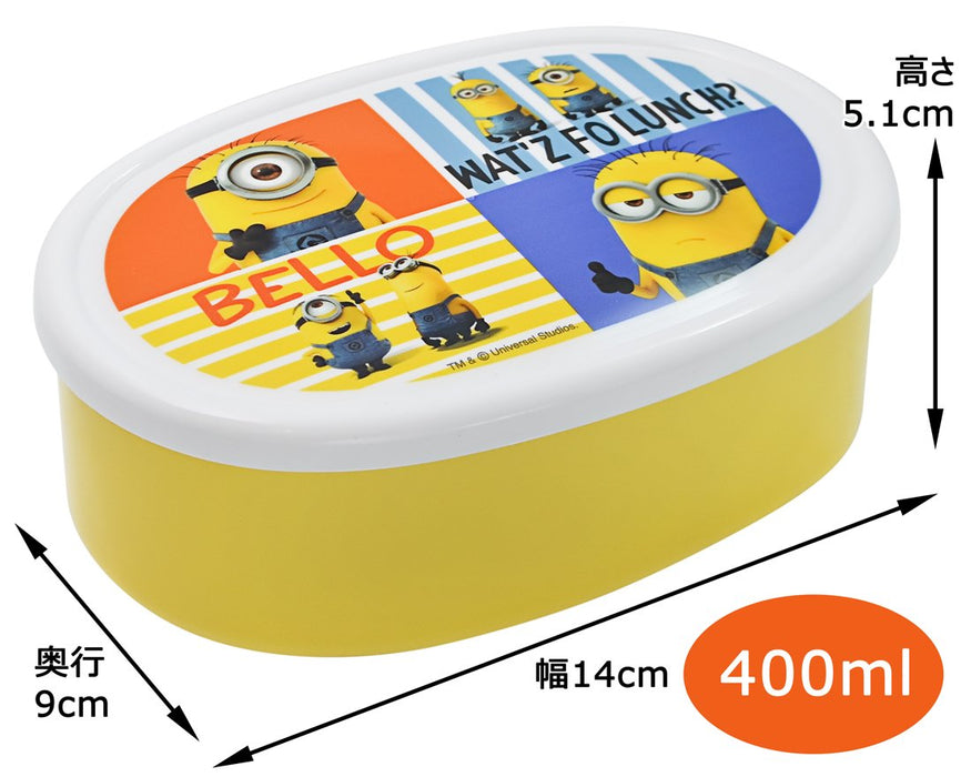 Skater Minions 3 Lunch Box Set Of 3 Japan 860Ml Srs3S-A Sealed Storage Container