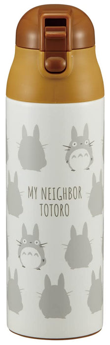 Skater-Becherflasche, 490 ml, wärmeisolierter Edelstahl-Wasserflasche, Mein Nachbar Totoro Silhouette Ghibli, Sdpc5-A
