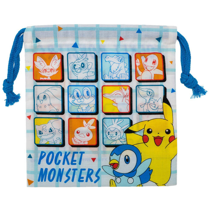 Skater Purse White 20Cm Pokemon Double-Sided Print Gusseted 1902030