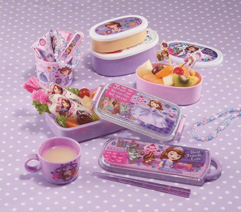 Skater Seal Storage Container 3P Set Sophia 17 Disney Made In Japan