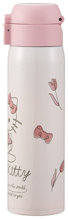 Skater 480ML Hello Kitty Stainless Steel Water Bottle One Touch Open STOT5ST-A