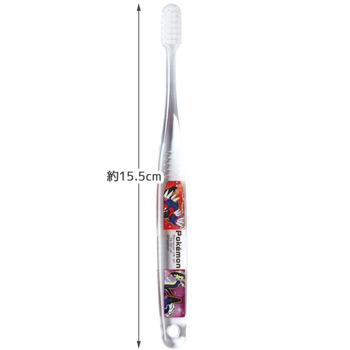 Skater TBcr6T-A 3Pcs 6-12Y Soft Clear Toothbrush Pokemon 23N 15.5cm