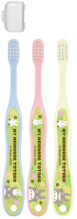 SKATER Ensemble de 3 brosses à dents pour les enfants de la maternelle Mon voisin Totoro