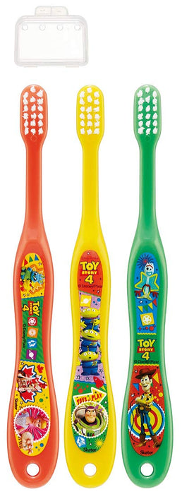 SKATER Soft Toothbrush Set 3 Pcs For Kindergarten Kids Toy Story 4