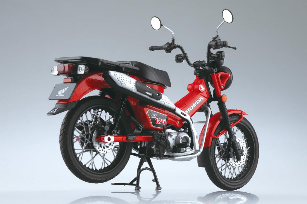 Honda CT125 Hunter Cub leuchtendes rotes 1/12-Motorrad – Qingdao Cultural Textbook Society (Aoshima)