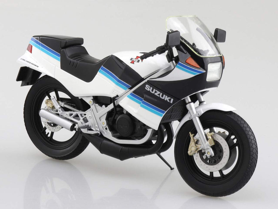 Skynet 1/12 Komplettes Fahrrad Suzuki Rg250Γ Blau X Weiß