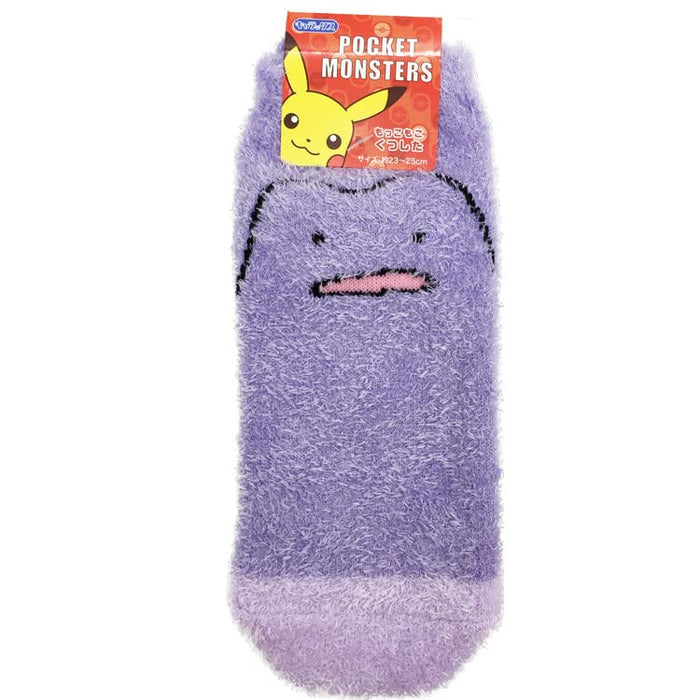 Pokemon Center Fluffy Kids Socks Ditto