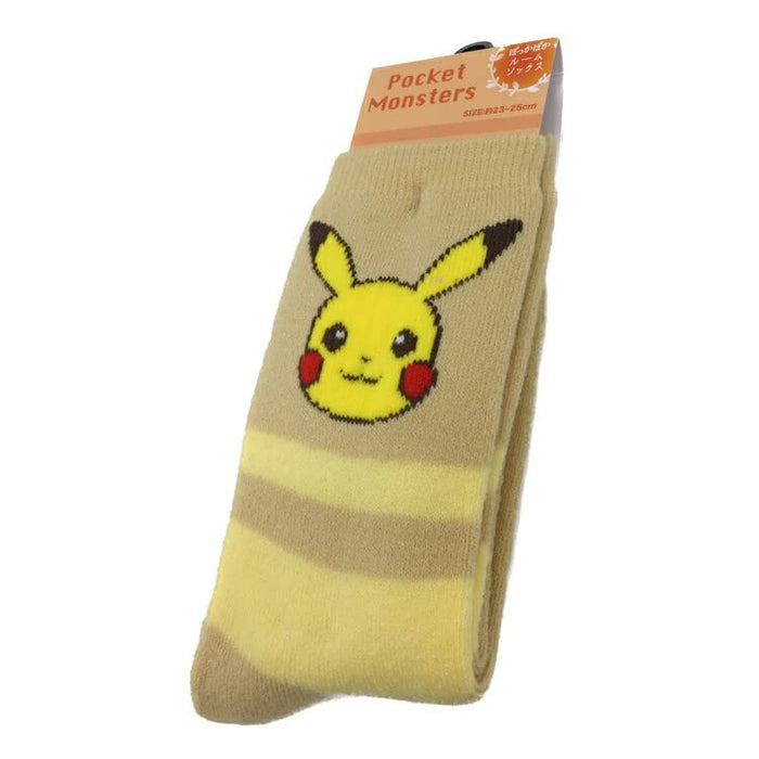 Pokemon Center Warm And Cozy Thick Socks Pikachu 23-25Cm