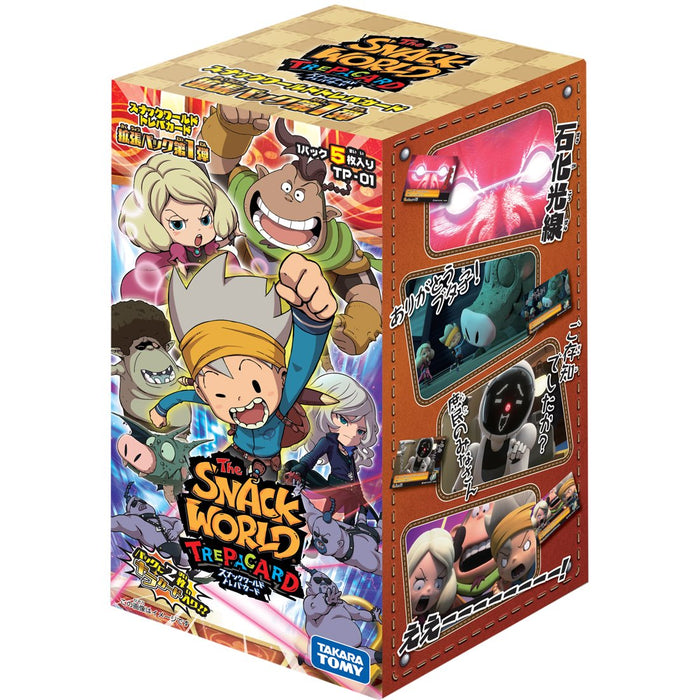 Takara Tomy Snack World Trepa Card Expansion Pack Vol 1 Dsp-Coffret