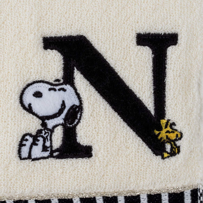 Mini serviette Snoopy Initial N