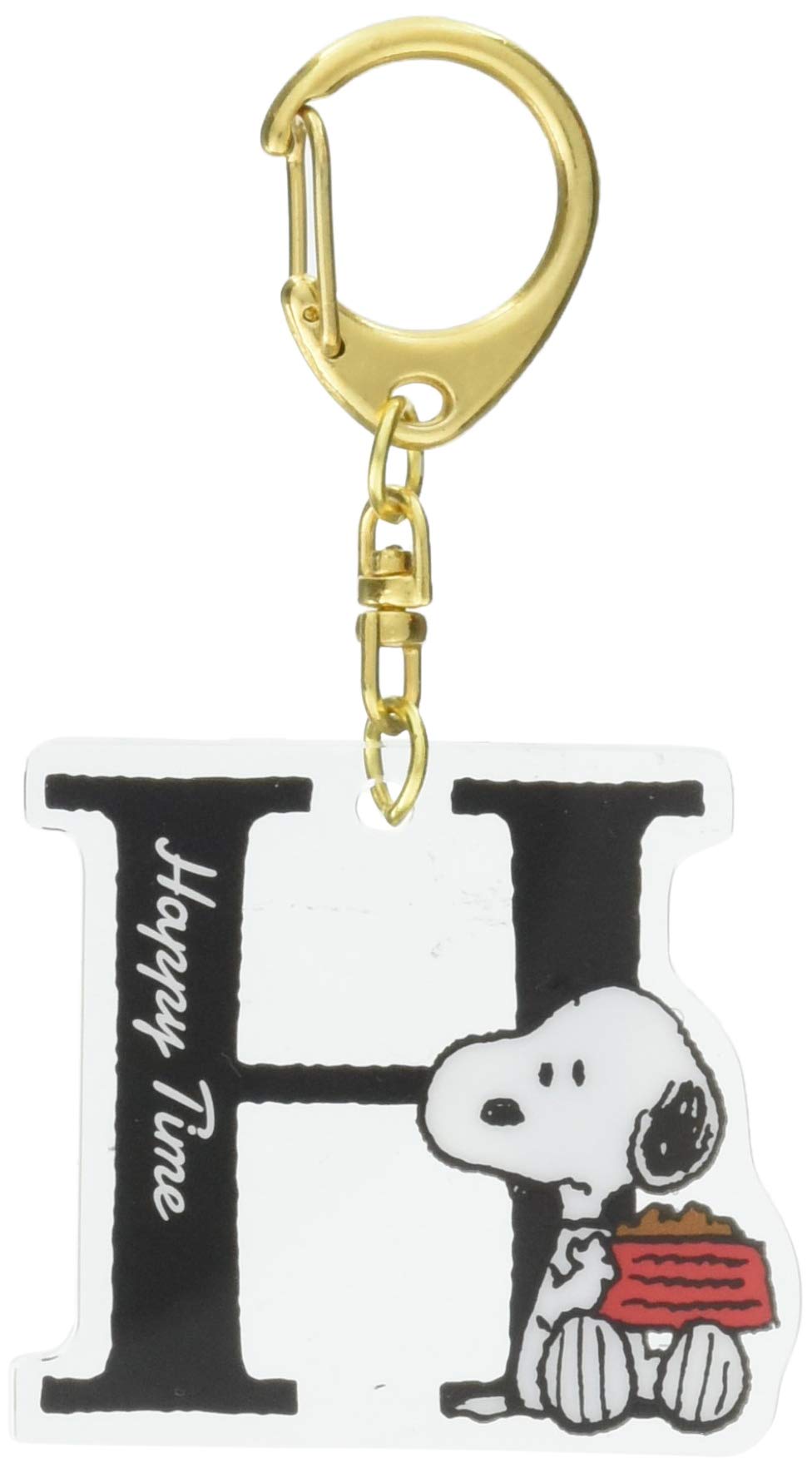 SKATER Snoopy Initial Schlüsselanhänger N