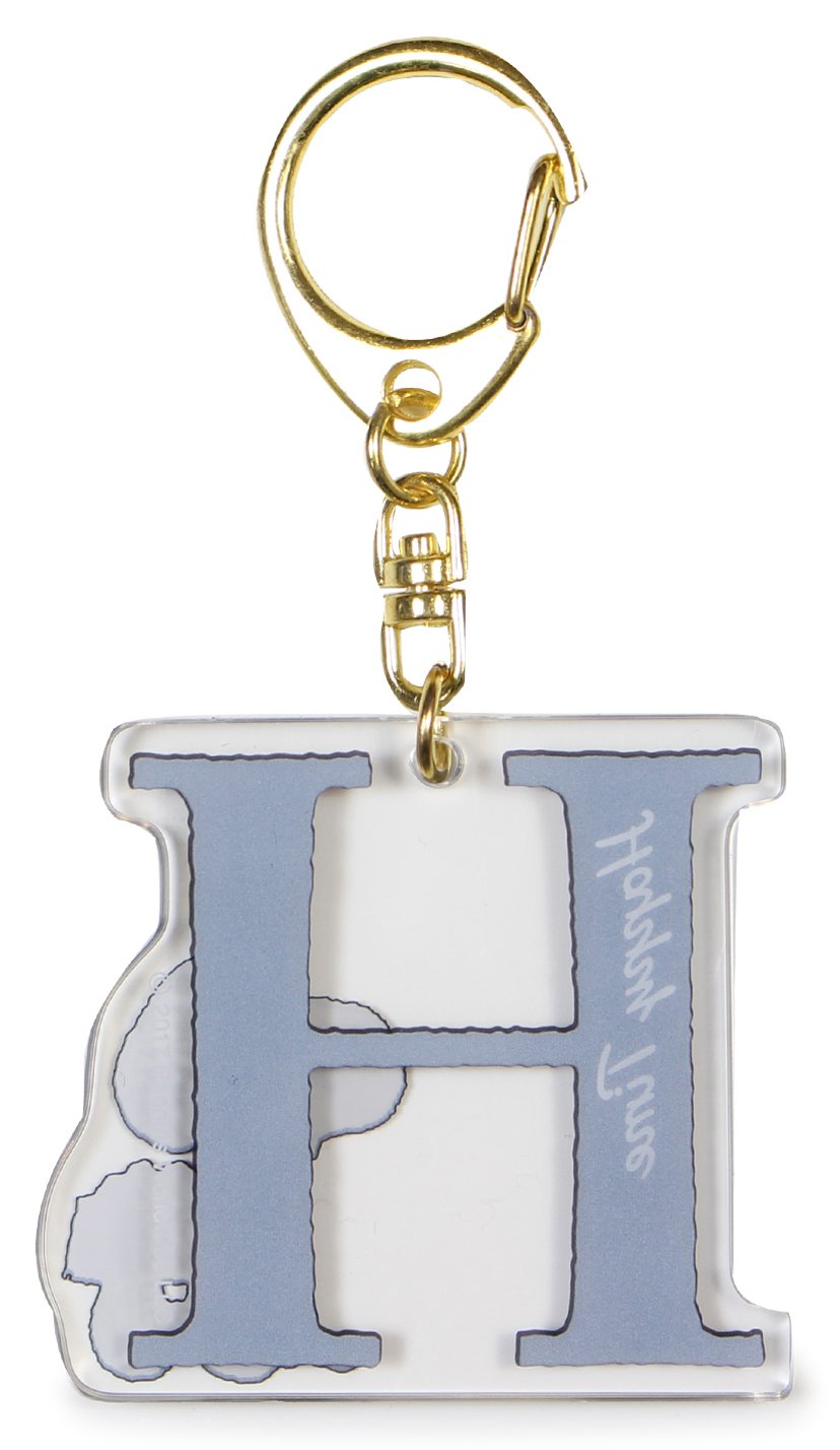 T'S FACTORY Peanuts Snoopy Initial Keychain H- Japan Figure Store - #1 Bring To You The Best Japanese Goods