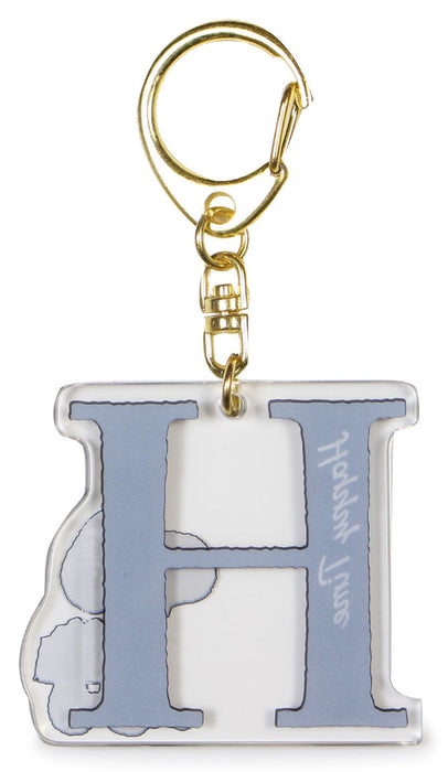 T'S FACTORY Peanuts Snoopy Initial Keychain H