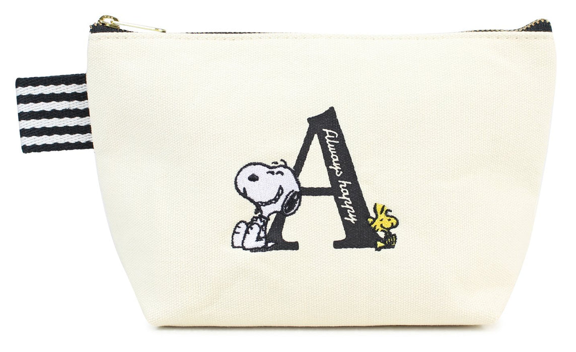 SHOBIDO Snoopy Initial Pouch A