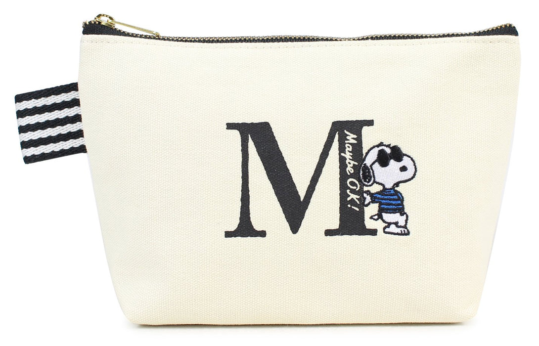 SHOBIDO Snoopy Initial Pouch M