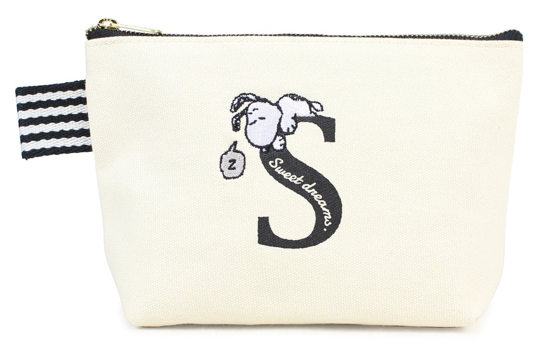 SHOBIDO Snoopy Initial Pouch S
