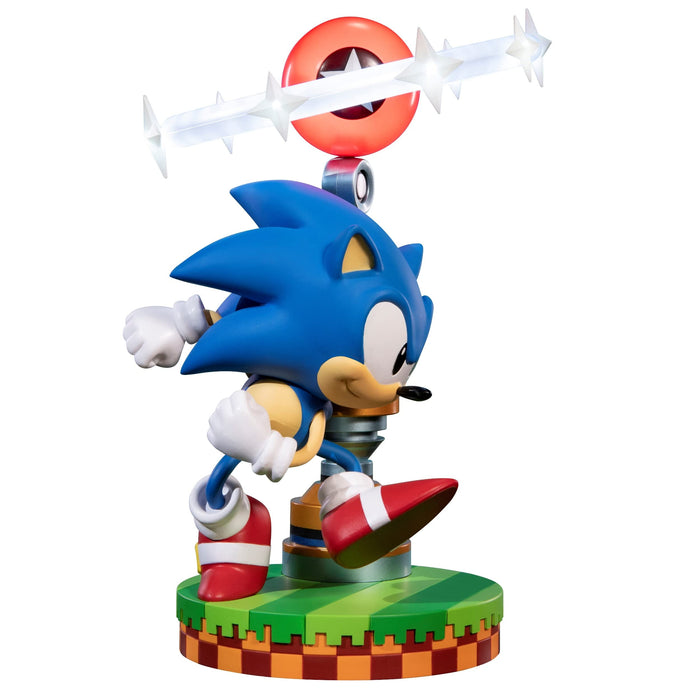 4 PREMIERS CHIFFRES Sonic The Hedgehog Statue Figure Collector'S Edition