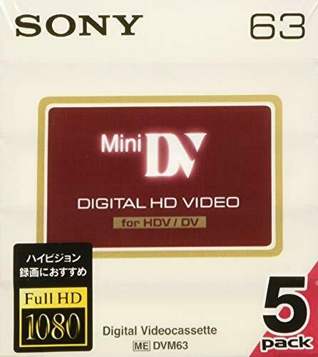 Sony Mini Dv Cassette Tape 5dvm63hd Recording Media For Video Camera - Japan Figure