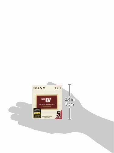 Sony Mini Dv Cassette Tape 5dvm63hd Recording Media For Video Camera
