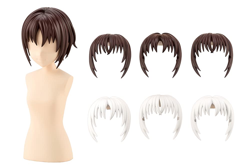KOTOBUKIYA Sousai Shoujo Teien 1/10 After School Short Wig A White & Chocolate Brown Plastic Model