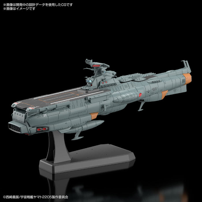 1/1000 Scale Asuka Supply Carrier Bandai Spirits Yamato 2205 Earth Defense Force Plastic Model