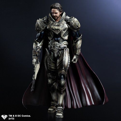 Square Enix Man Of Steel Play Arts Figurine Kai Jor-el