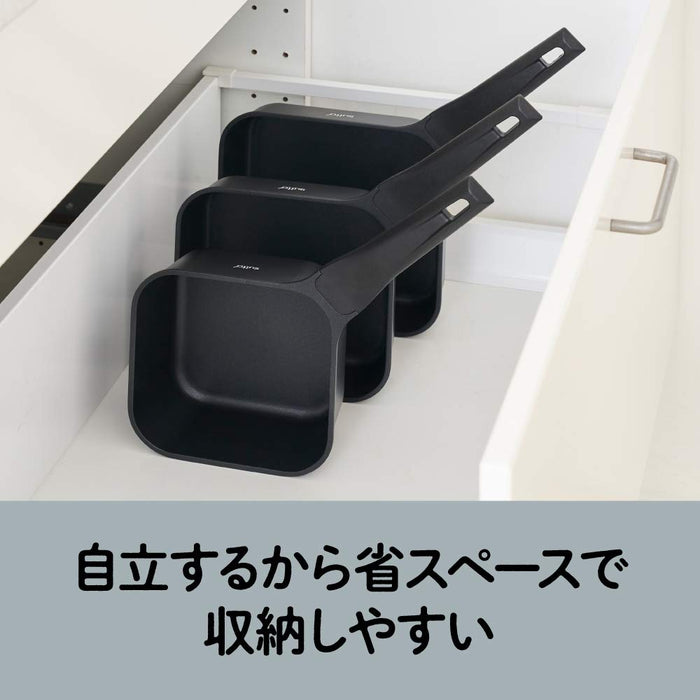 Doshisha Japan 18X6Cm Black Deep Square Frying Pan Sutto