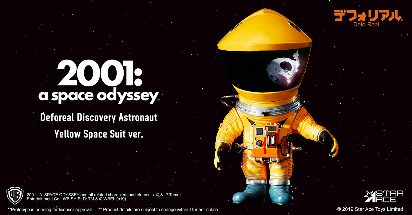Star Ace Toys Defo-Real Discovery Astronauts Yellow Ver. Height Approx 150Mm Pvc Painted Finished Figure