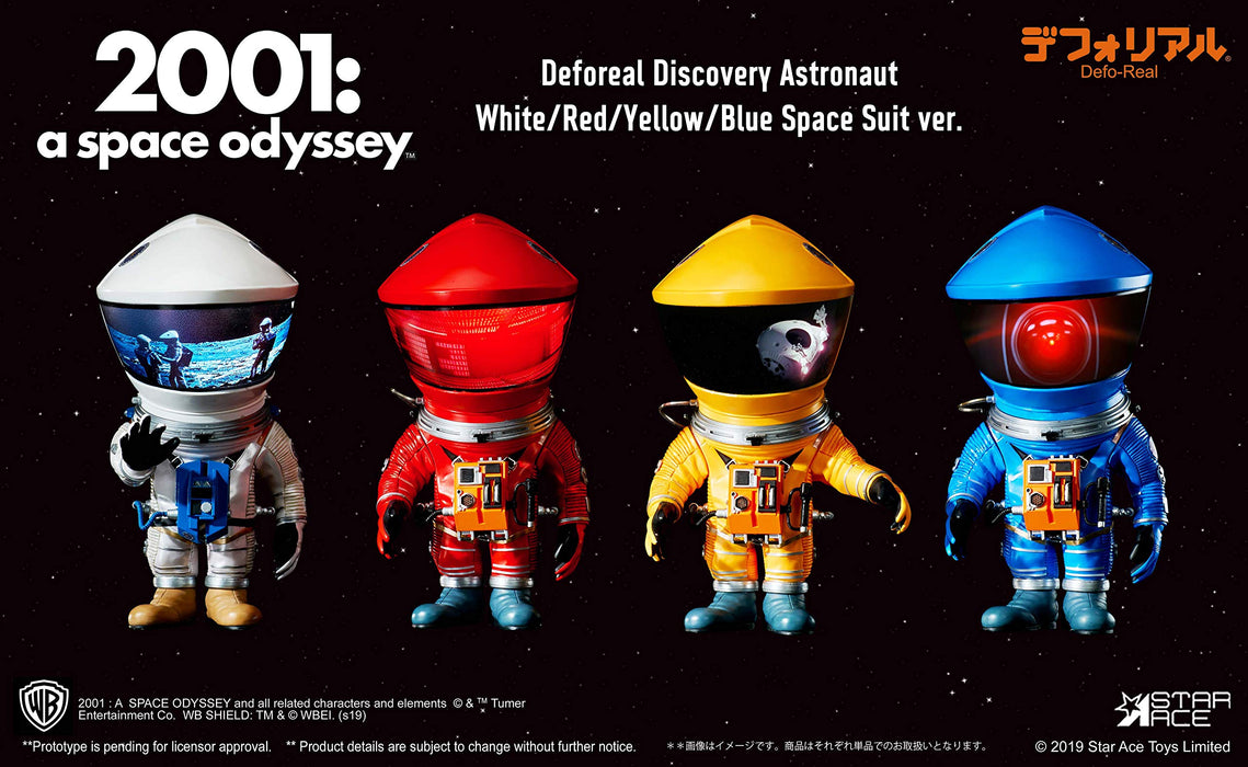 Star Ace Toys Defo-Real Discovery Astronauts Yellow Ver. Height Approx 150Mm Pvc Painted Finished Figure