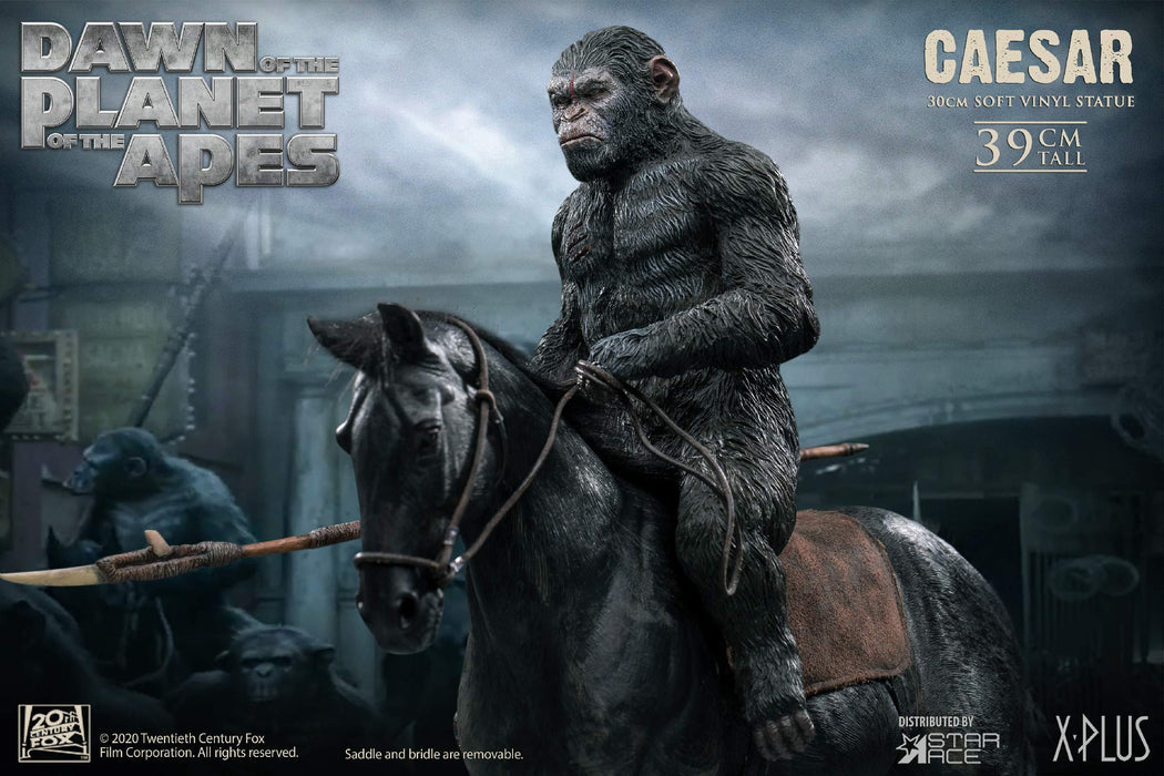 Star Ace Toys Japan Planet Of The Apes New Century Caesar & Horse Figure 390Mm Tall