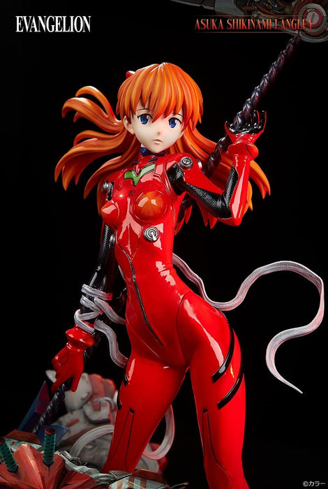 Star Space Evangelion Wonder Statue Shikinami Asuka Langley 1/4 Scale Polystone Pvc Painted Complete Figure