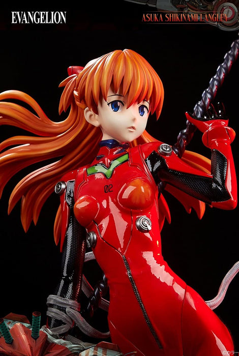 Star Space Evangelion Wonder Statue Shikinami Asuka Langley 1/4 Scale Polystone Pvc Painted Complete Figure