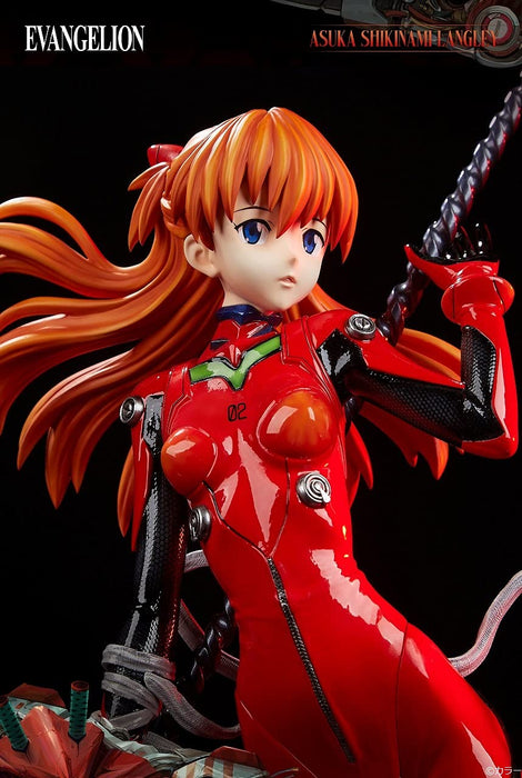 Star Space Evangelion Wonder Statue Shikinami Asuka Langley 1/4 échelle Polystone Pvc peint figurine complète