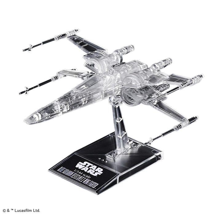 Bandai Spirits Star Wars Clear Vehicle Plastic Model Set - 1/144 1/350 1/540 - The Last Jedi - Japan